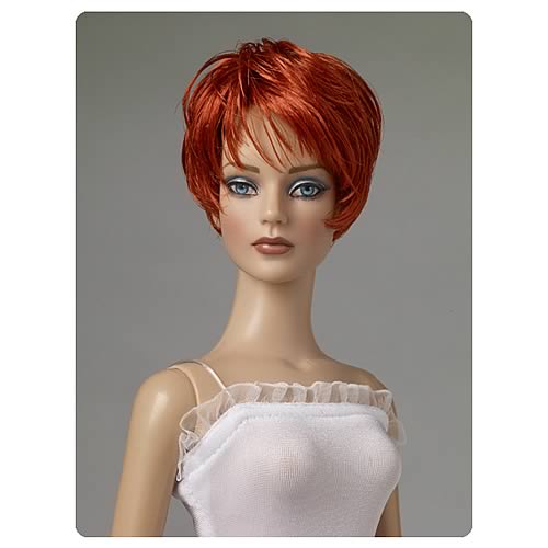 Tonner Nu Mood Bright Red Jagged Cut Wig Doll Accessory