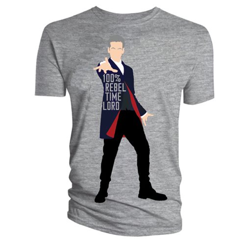 Doctor Who 12th Doctor 100% Rebel Time Lord T-shirt