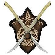 Lord of the Rings Fighting Knives of Legolas Replica