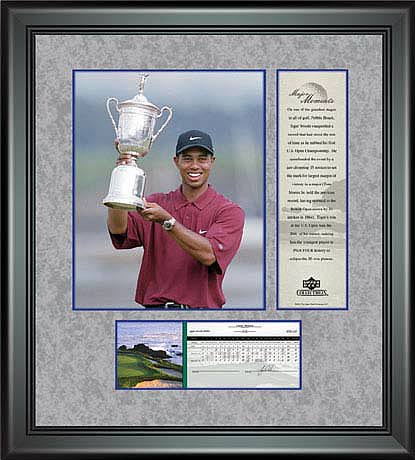 PGA Tiger Woods Framed Photo - 2000 US Open