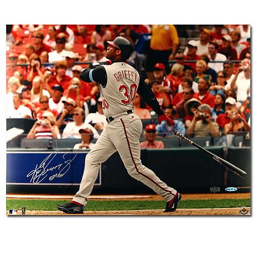 Ken Griffey Jr. Signed Cincinnati Reds Photo