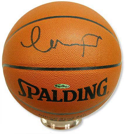 Darko Milicic Signed Basketball
