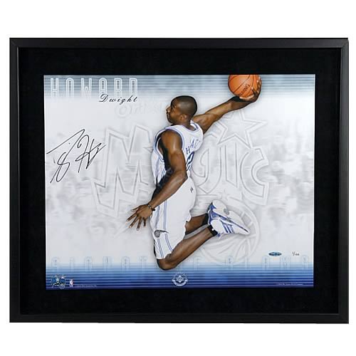 Dwight Howard Signed Orlando "Signature Slam" Framed Photo