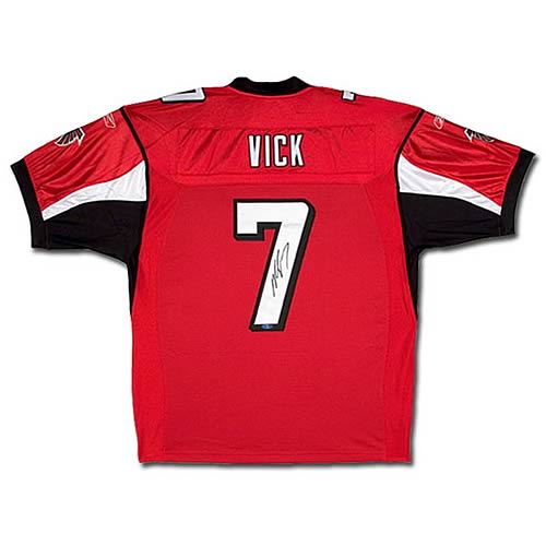 Michael Vick Signed Atlanta Falcons Home/Red Jersey