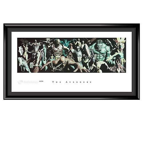 Marvel Avengers Framed Lithograph