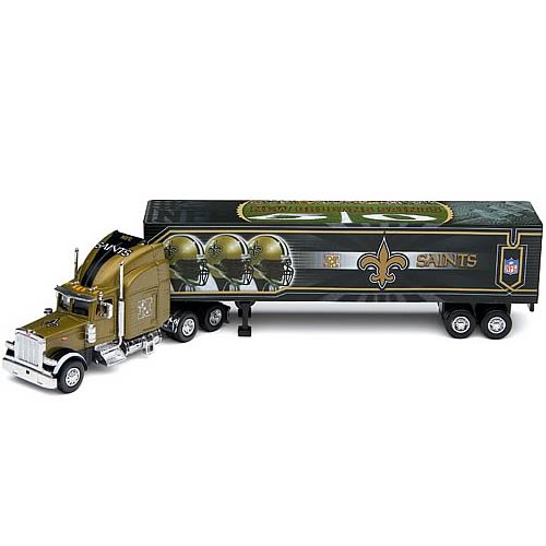 New Orleans Saints NFL Peterbilt Tractor Trailer
