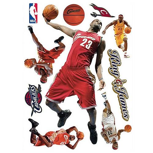 Lebron James NBA Wall Stars