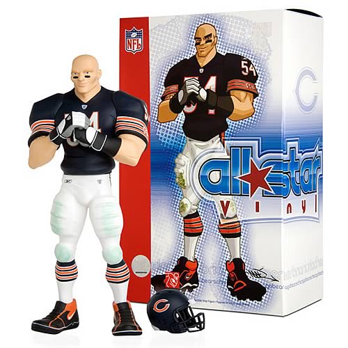 NFL All-Star Brian Urlacher (Home Jersey) Vinyl Statue