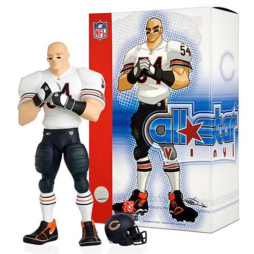 NFL All-Star Brian Urlacher (Road Jersey) Vinyl Figure, Sports: Football, Statues, Upper Deck