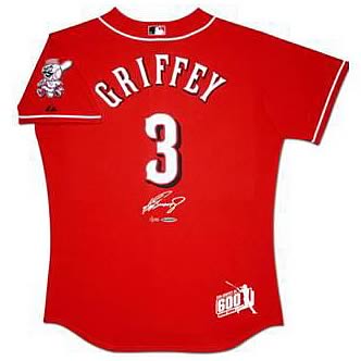 Ken Griffey Jr. Signed 600 Home Runs Framed Reds Jersey