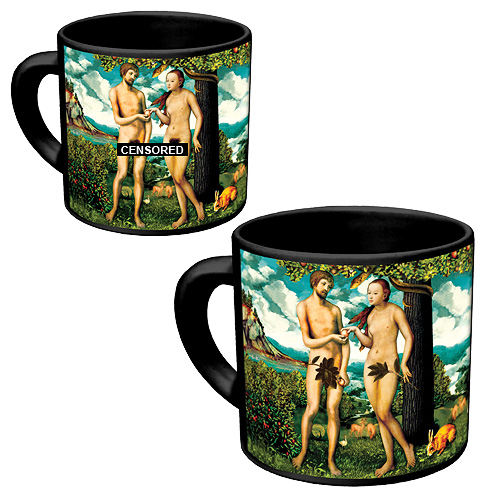 Adam and Eve Disappearing Mug