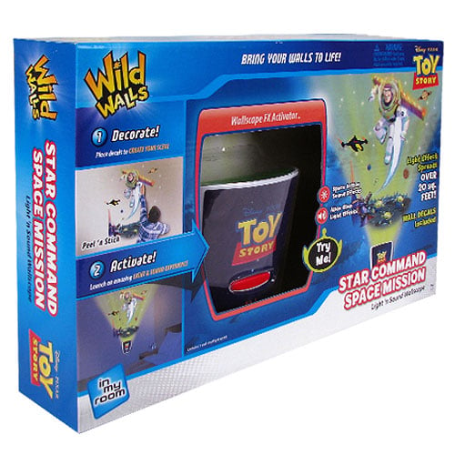 Toy Story Star Command Space Mission Night Light with Sound