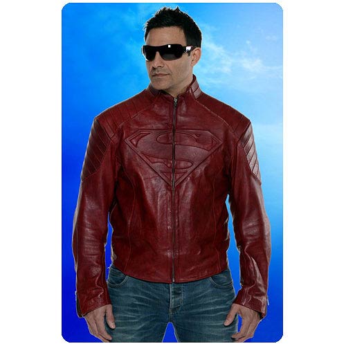 Superman Smallville Leather Jacket Replica