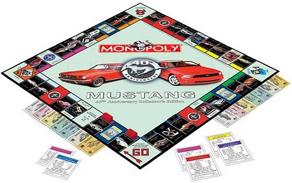 Mustang 40th Anniversary Monopoly