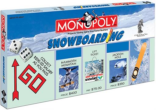 Snowboarding Monopoly
