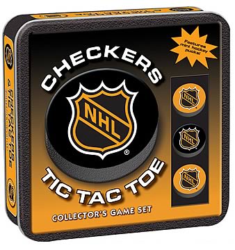 NHL Checkers & Tic-Tac-Toe Set