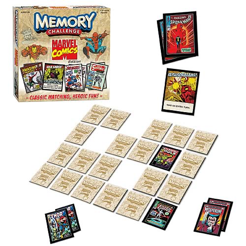 Marvel Comics Edition Memory Challenge Game