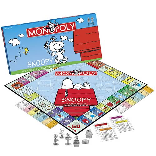 Snoopy It's a Dog's Life Collector's Edition Monopoly