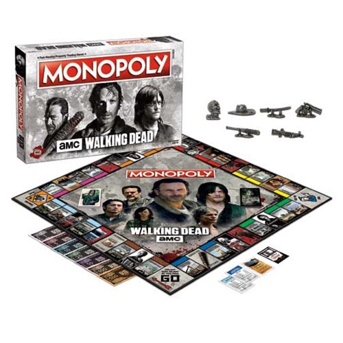The Walking Dead TV Show Monopoly Game