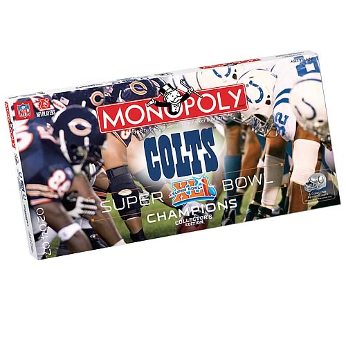 Indianapolis Colts Super Bowl XLI Edition Monopoly