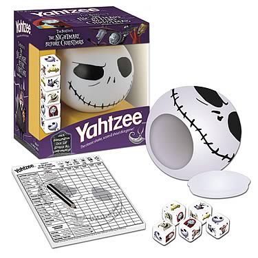 Nightmare Before Christmas Collector's Edition Yahtzee - USAopoly ...
