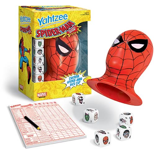 Spider-Man Collector's Edition Yahtzee Dice Game