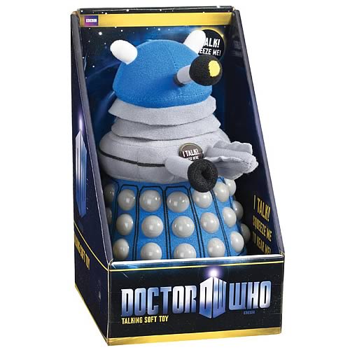 Doctor Who Medium Talking Blue Dalek Plush