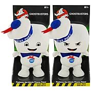 Ghostbusters Stay Puft Marshmallow Man Singing Plush Set