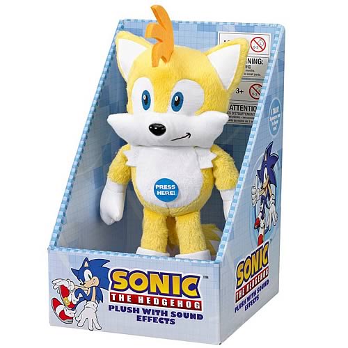 Sonic the Hedgehog Tails Medium Plush with Sound