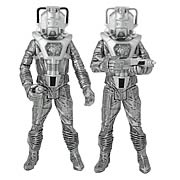 Doctor Who Cyberleader and Cyberman Silver Nemesis Figures