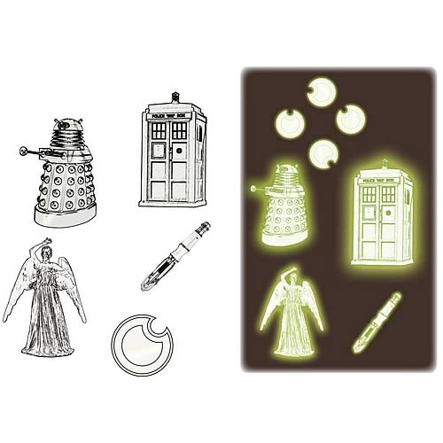 Doctor Who Glow in the Dark Stickers