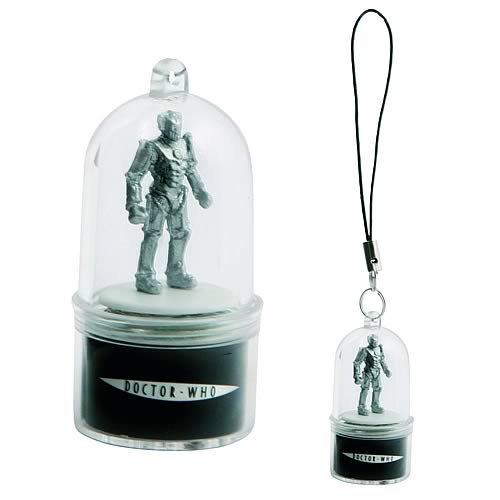 Doctor Who Cyberman Rotating Cell Phone Charm