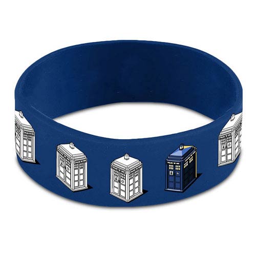 Doctor Who TARDIS Blue Repeat Wristband