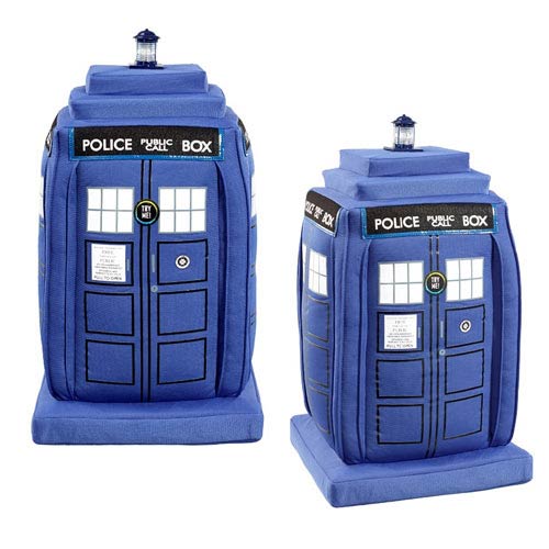 Doctor Who Deluxe TARDIS Talking Light-Up 24-Inch Plush