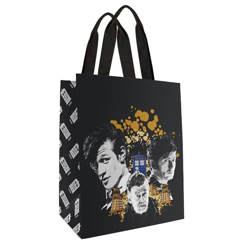 Doctor Who 50th Anniversary Anthony Dry Large Tote Bag