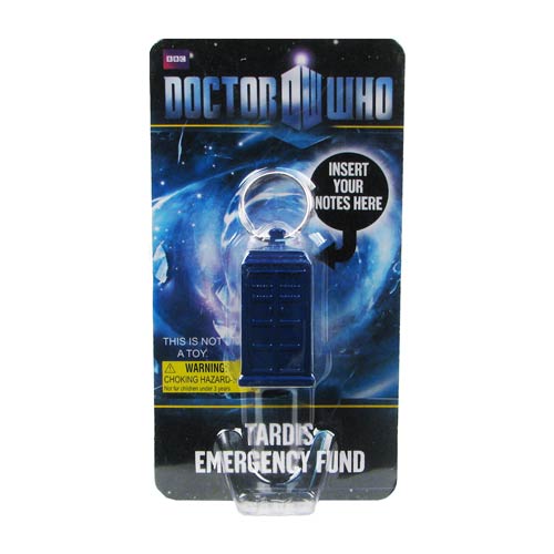 Doctor Who TARDIS Secret Bank Key Chain