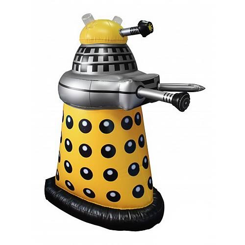 Doctor Who Small Inflatable Yellow Dalek