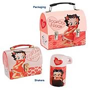 Betty Boop Lunch Box Salt and Pepper Shaker Set