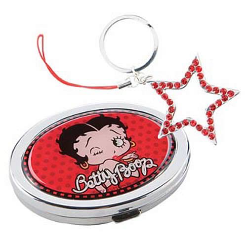 Betty Boop Mirror and Keychain Set