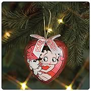 Betty Boop Heart Ornament