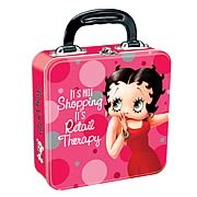 Betty Boop Retail Therapy Square Tin Tote