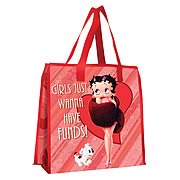 Betty Boop Girls Wanna Have Funds Reusable Shopping Tote