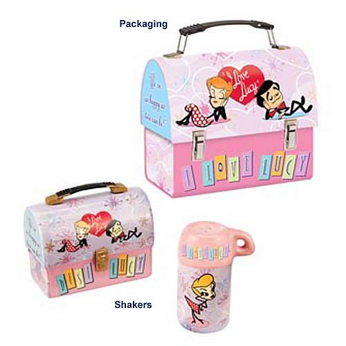 I Love Lucy Lunch Box Salt and Pepper Shaker Set