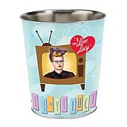 I Love Lucy Trash Container