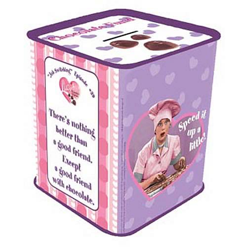 I Love Lucy Chocolate Fund Tin Savings Bank