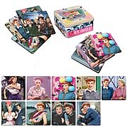 I Love Lucy Coaster Set with Tin Storage Box