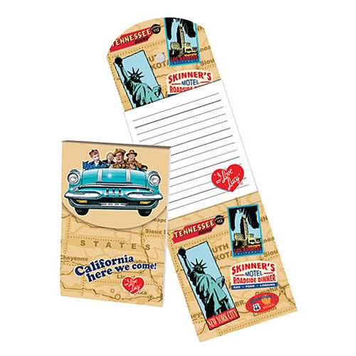 I Love Lucy California Here We Come Magnetic Notepad