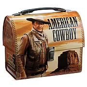 John Wayne American Cowboy Retro Lunch Box