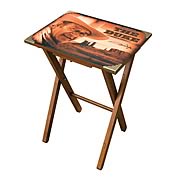 John Wayne Wood TV Tray