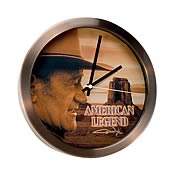 John Wayne American Legend Metal Wall Clock